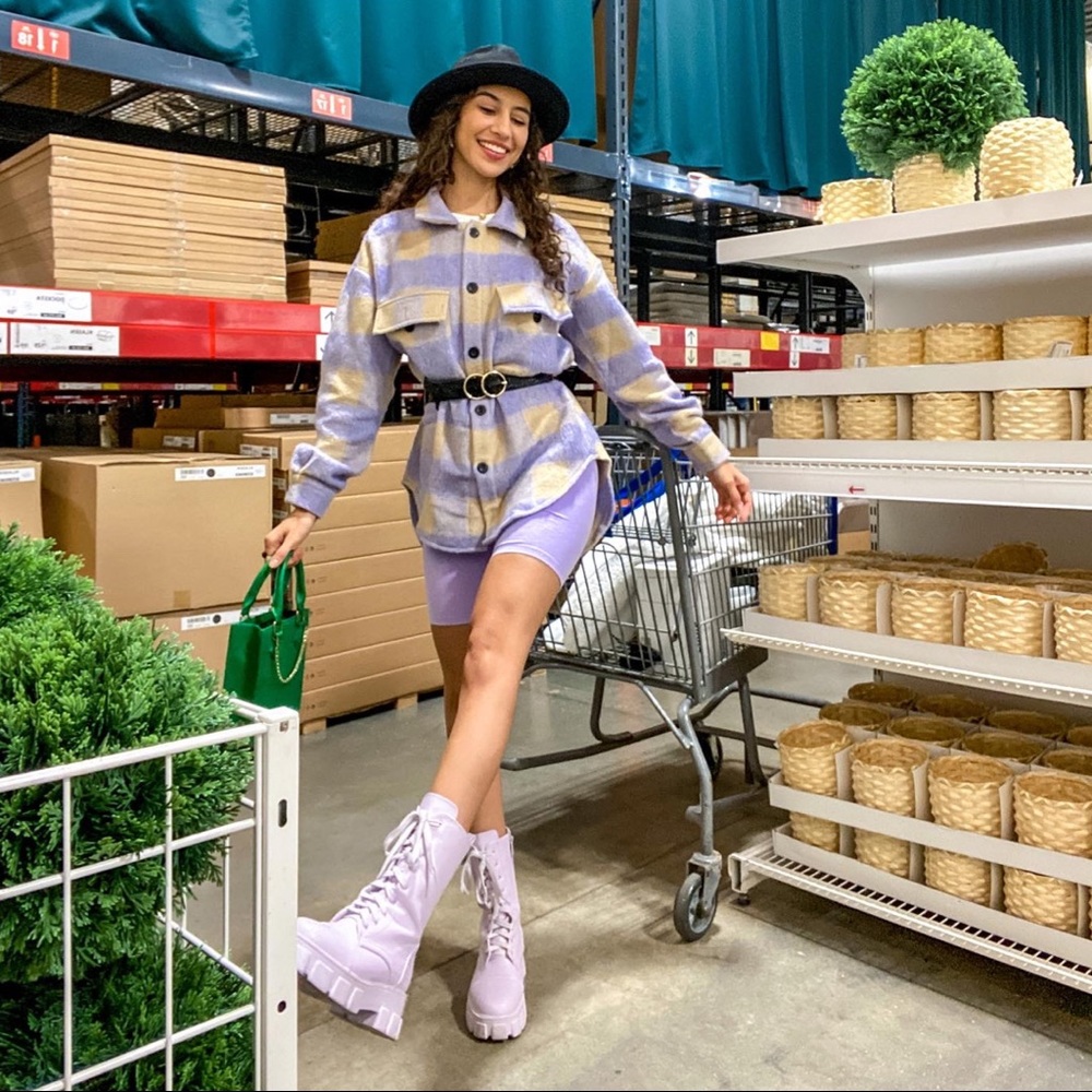 Oversize wool shirt